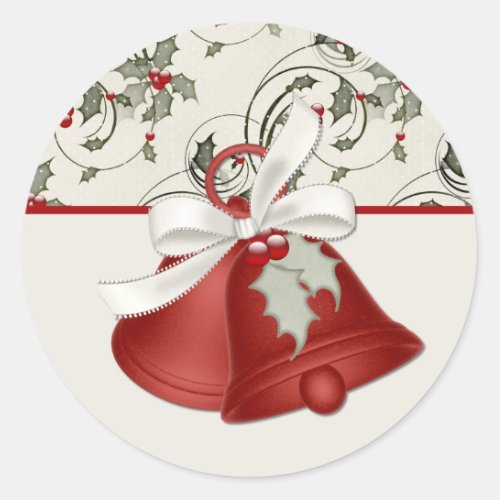 Christmas Bells Design 1 Stickers