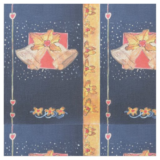 Christmas bells  fabric