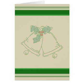 Christmas Bells Greeting Cards by OneStopGiftShop at Zazzle