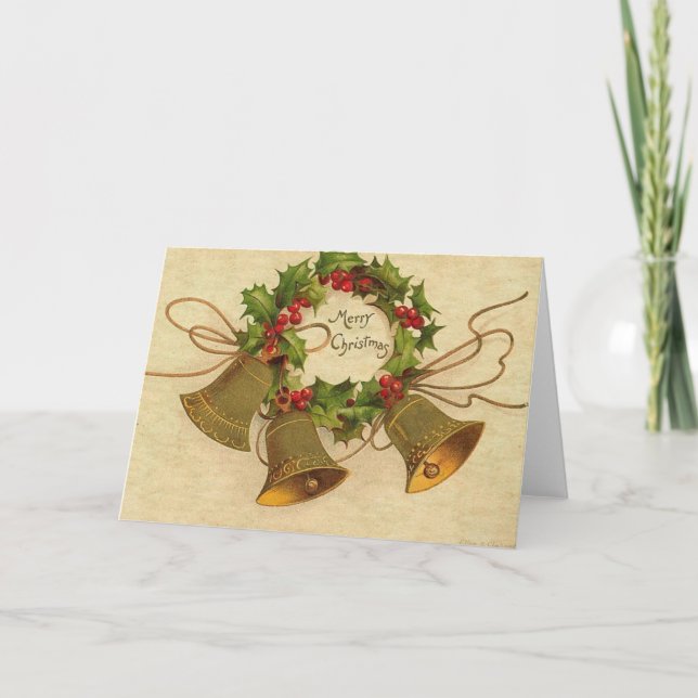 Christmas Bells Holiday Card (Front)