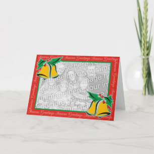 Christmas bells holiday card