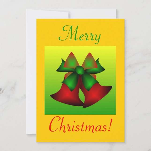 Christmas Bells III Invitation (Front)