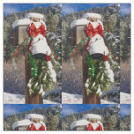 Christmas Bells in the Mountains Fabric