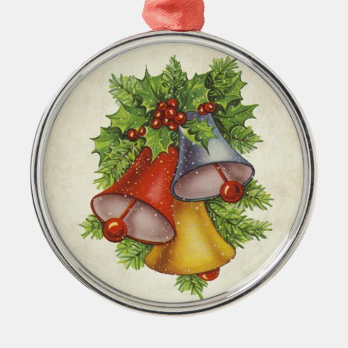 Christmas Bells Metal Ornament