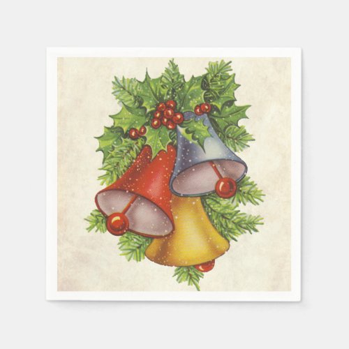 Christmas Bells Paper Napkins