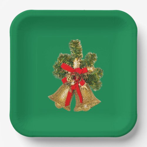 Christmas Bells Paper Plates