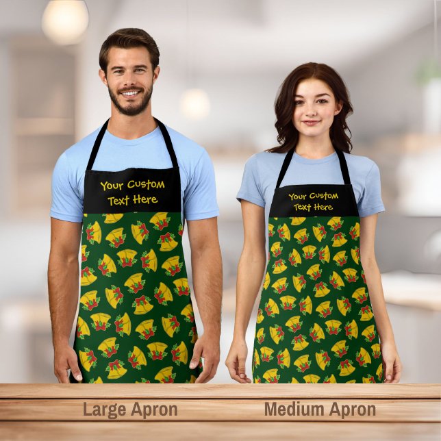 Christmas Bells Pattern Apron (Creator Uploaded)