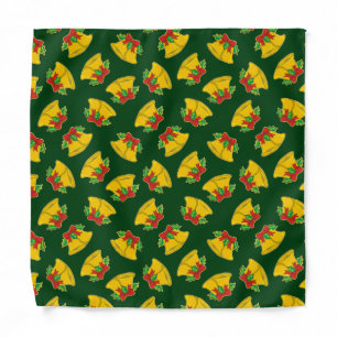 Christmas Bells Pattern Bandana