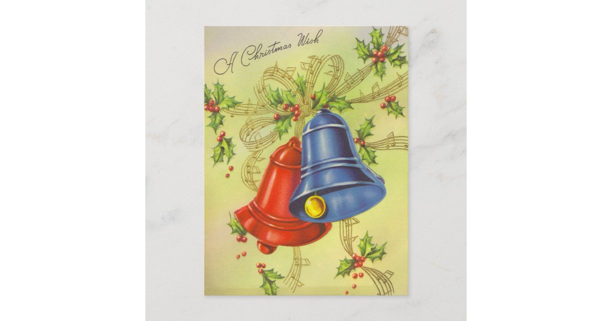 Christmas Bells Postcards | Zazzle