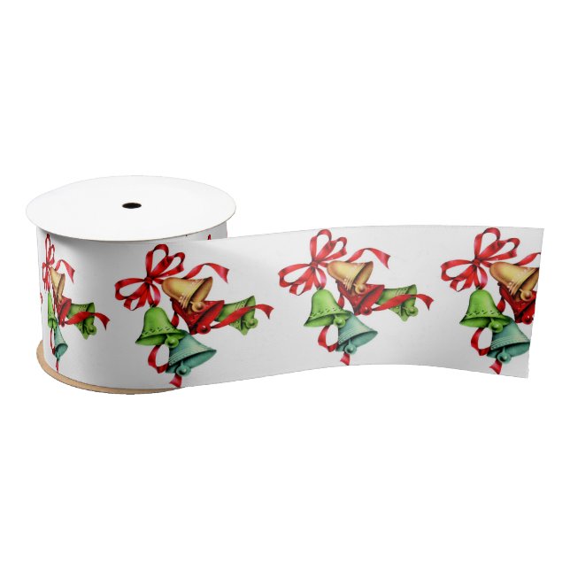 christmas bells ribbon (Spool)