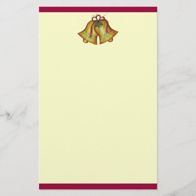 Christmas Bells Stationery (Front)