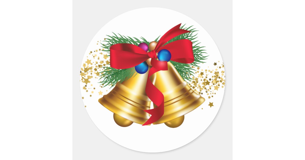 Christmas Bells Stickers | Zazzle