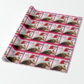 Christmas Bengal Cat amazing wrapping paper (Unrolled)