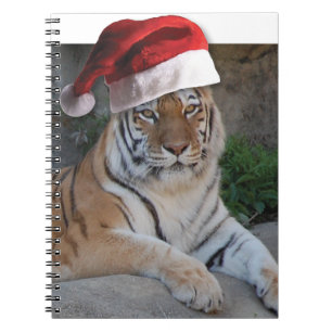Christmas Bengal Tiger Notebook