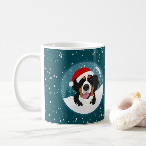 Christmas Bernese Mountain Dog Coffee Mug