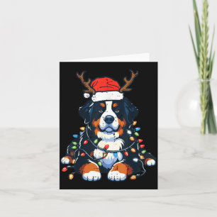 Christmas Bernese Mountain Dog Cute Xmas Pet Men W Card