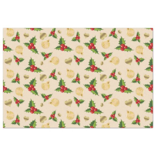 Christmas Berries Design Series 9 Tissue Paper