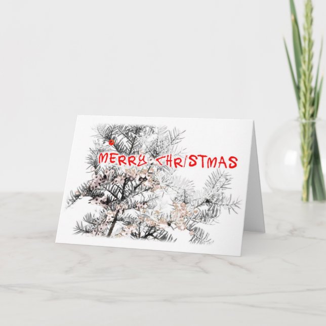 christmas berries holiday card (Front)