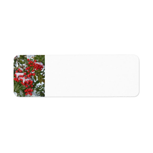 Christmas Berries Label (Front)