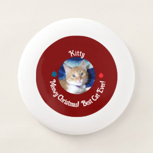 Christmas, Best Cat Ever , Cat Photo , Wham-O Frisbee