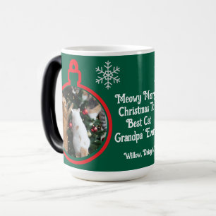 Christmas Best Cat Grandpa' Coffee Mug