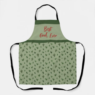  christmas best cook ever apron