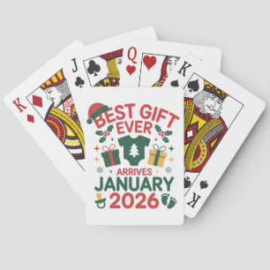 Christmas Best Gift Arrives January 2026 Couples Poker Cards