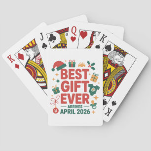 Christmas Best Gift Ever Arrives April 2026 Couple Poker Cards