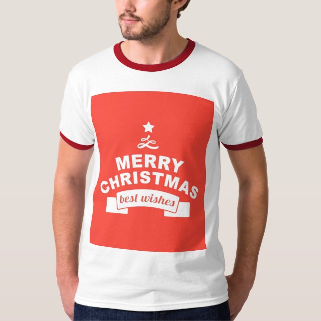 Christmas Best Wishes T-Shirt (Front)