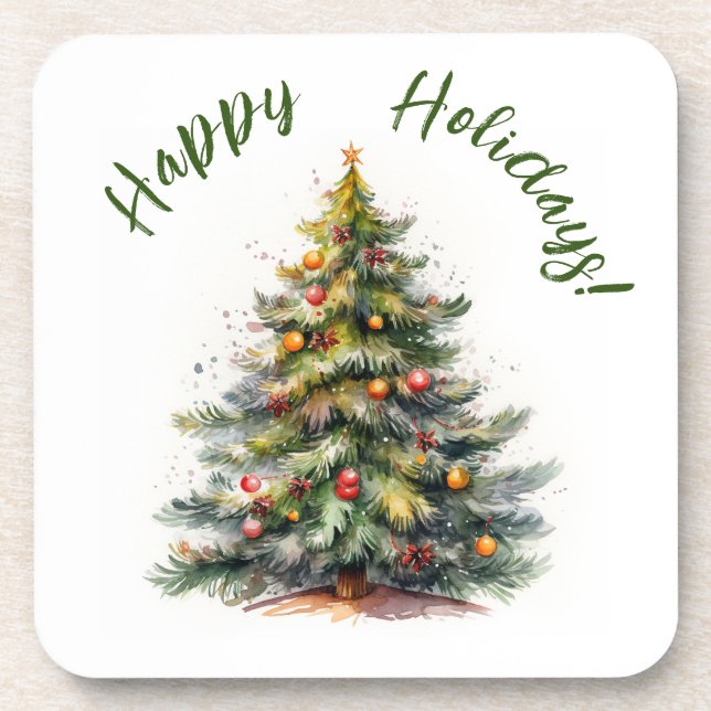 Christmas Beverage Coaster (Front)