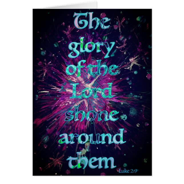 Christmas bible quote typography cards (Front)