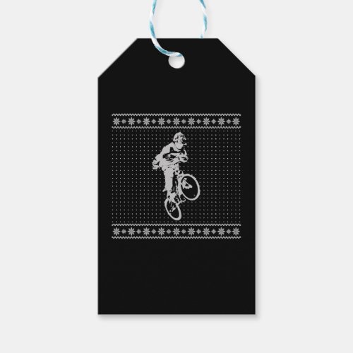 Christmas Bicycle Mountainbike Gift Tags