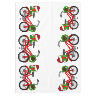 Christmas Bicycle Tablecloth