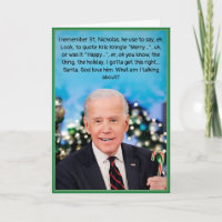 Christmas Biden Card