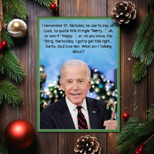 Christmas Biden Card