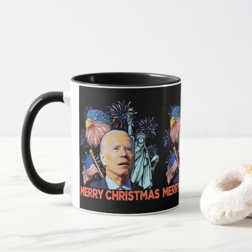 Christmas Biden Funny Joe Biden Confused Xmas Mug