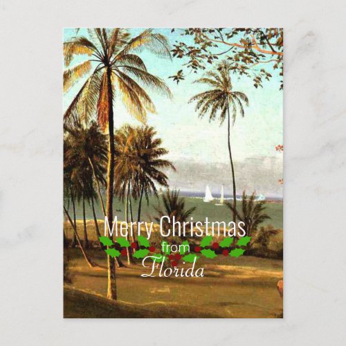 Christmas Bierstadt _ Florida Scene Postcard