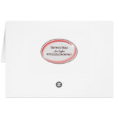 Christmas Big Red Lighthouse in winter (Back Horizontal)