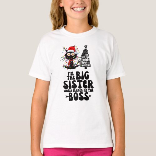 Christmas Big Sister Big Boss T_Shirt