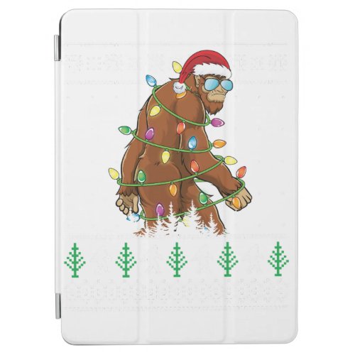 Christmas Bigfoot Kids Boy Men Funny Ugly Xmas iPad Air Cover