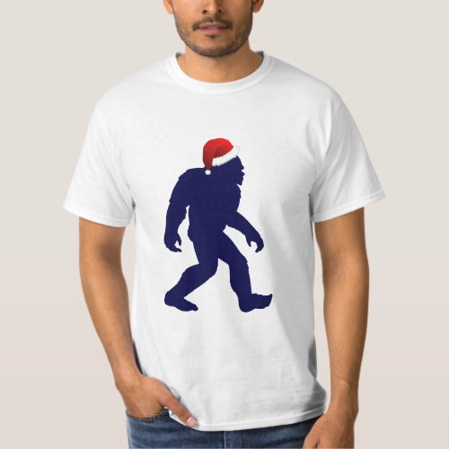 Christmas Bigfoot Tshirt for Men