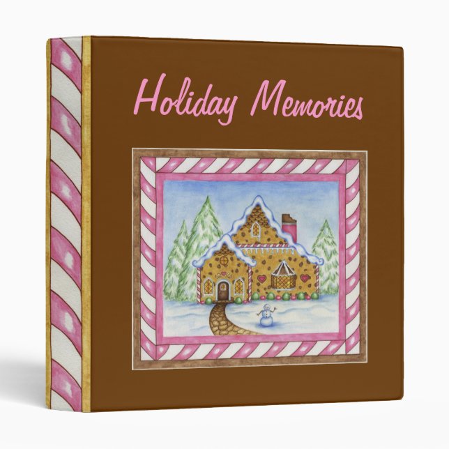 Christmas Binder Gingerbread House Recipe (Front/Spine)