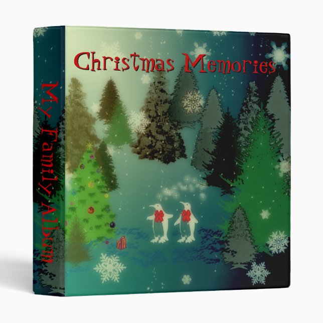 Christmas Binder Photograph Scrapbook (Front/Spine)