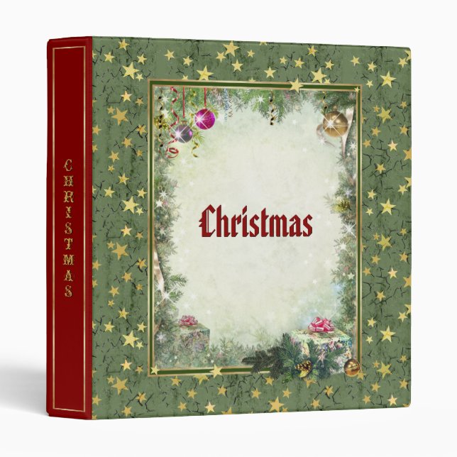 Christmas Binder with your Title (Front/Spine)