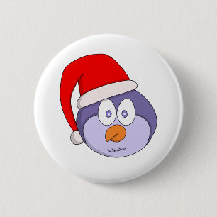 Christmas Bird Button