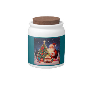 Christmas Birthday 10 Candy Jar