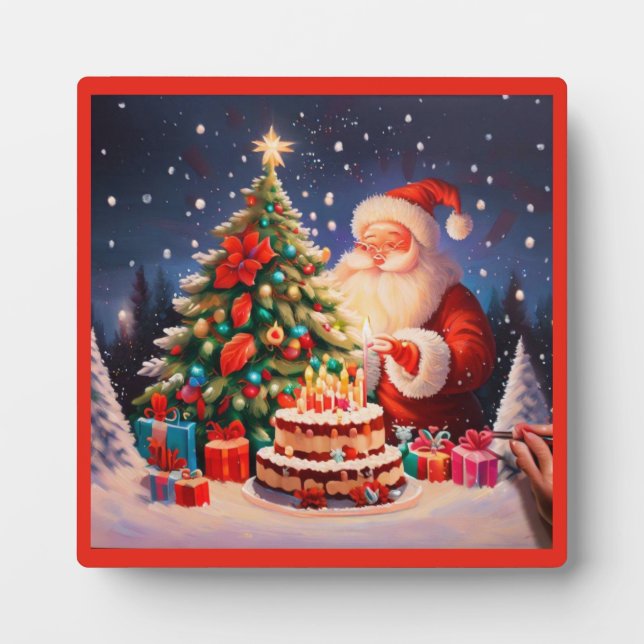Christmas Birthday 11 Plaque (Front)