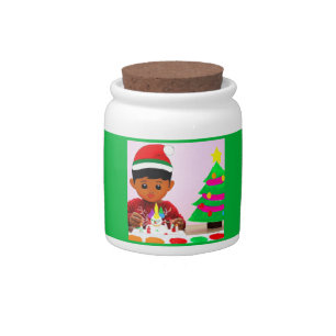 Christmas Birthday 4 Candy Jar