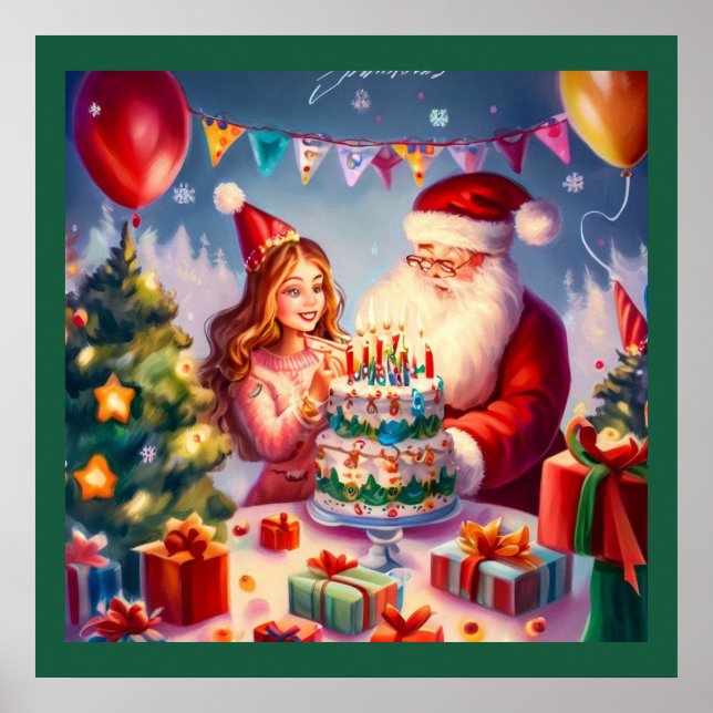 Christmas Birthday 8 Poster (Front)