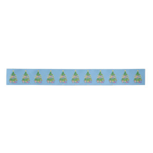 Christmas‑Birthday Ribbon Happy Birthday Trees